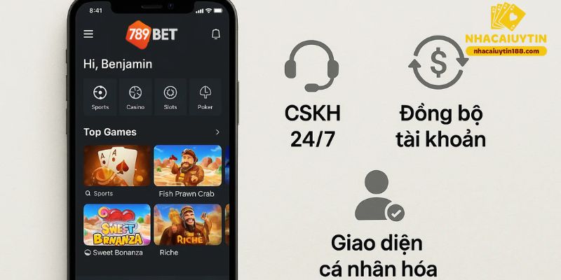 Các tính năng tiện ích nổi bật trên nền tảng nổ hũ 789BET