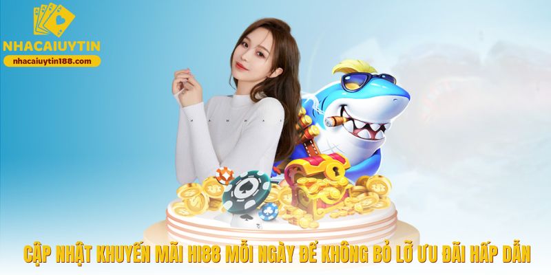 Cập nhật khuyến mãi Hi88 mỗi ngày để không bỏ lỡ ưu đãi hấp dẫn