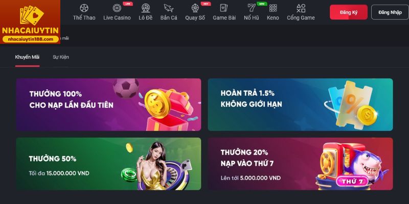 Các hình thức khuyến mãi phổ biến tại các nhà cái uy tín hiện nay